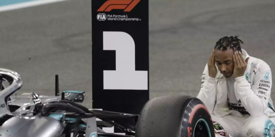 War beim Qualifying in Abu Dhabi am schnellsten: Lewis Hamilton. Foto: Luca Bruno/AP/dpa