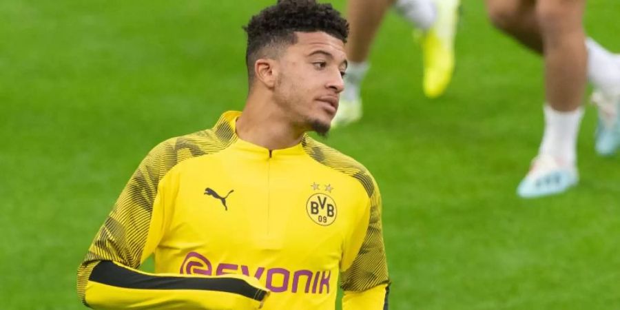 Absteigende Formkurve: BVB-Spieler Jadon Sancho wird Lustlosigkeit vorgeworfen. Foto: Bernd Thissen/dpa