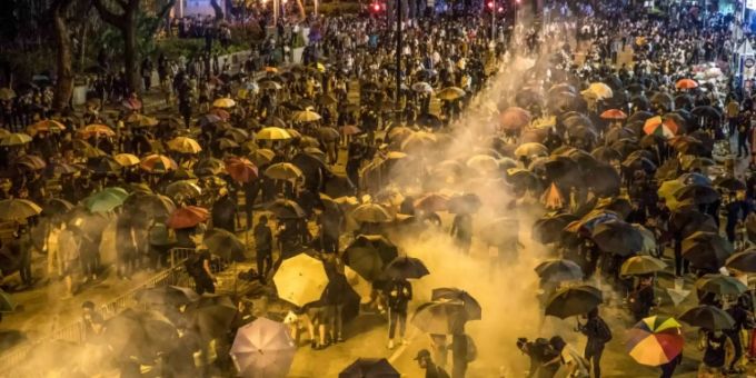 Hongkong-Gewalt - USA stellt sich hinter Demokratiebewegung