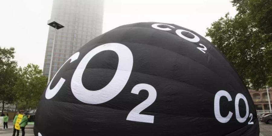 CO2-Protest von Greenpeace im September
