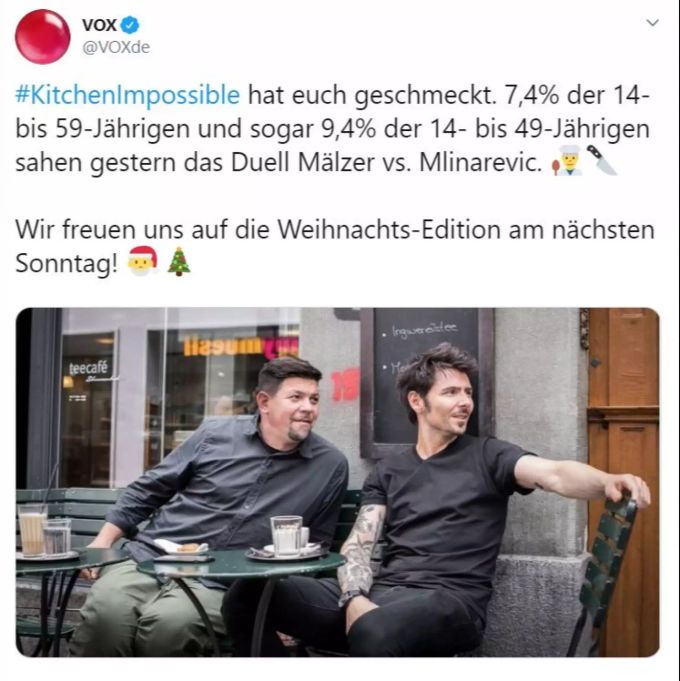 Die gestrige Folge von Kitchen Impossible kam bei den Zuschauern gut an. kitchen impossible