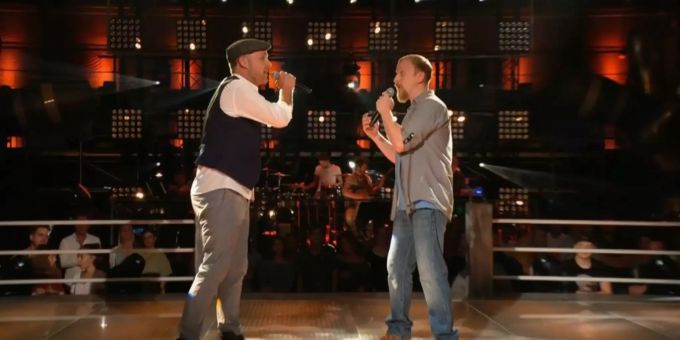 Andrew und Allen. Auch zusammen singen sie hervorragend. Voice of Germany 2019