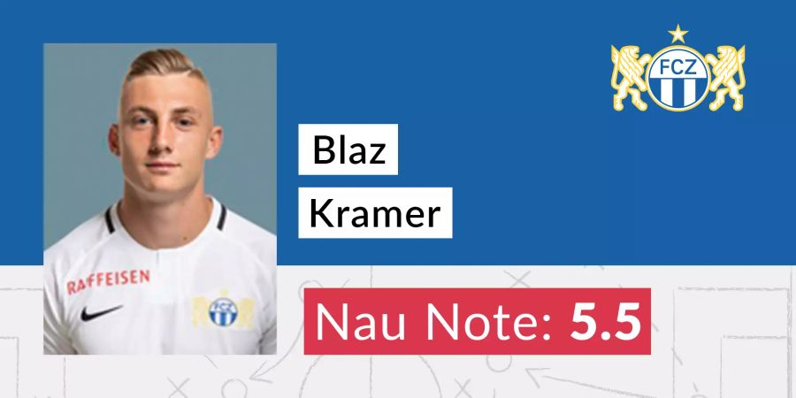 Die Nau-Note für Blaz Kramer.