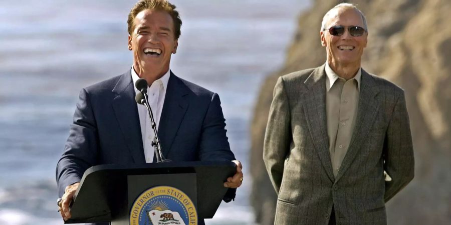 Arnold Schwarzenegger Clint Eastwood