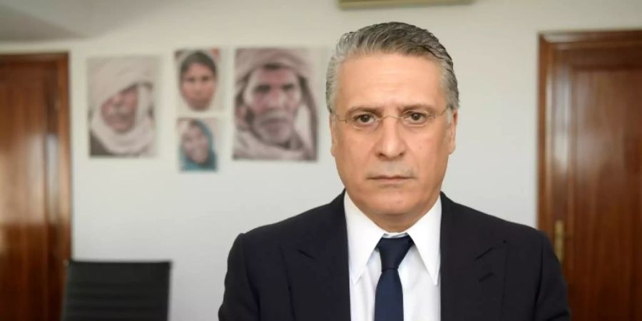 Nabil Karoui im Juni in seinem Büro