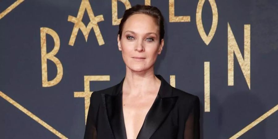 Jeanette Hain bei der Premiere der neuen Staffel von «Babylon Berlin» im Zoo-Palast. Foto: Gerald Matzka/dpa-Zentralbild/dpa