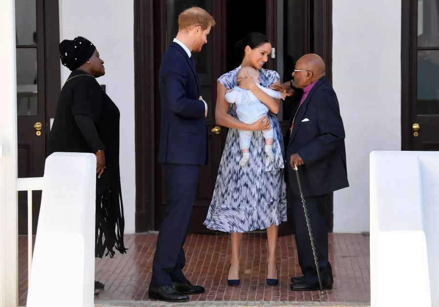 Prinz Harry, Meghan Markle und Sohn Archie zu Besuch in Afrika.