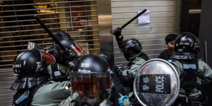 Polizei-Einsatz gegen Demonstranten in Hongkong