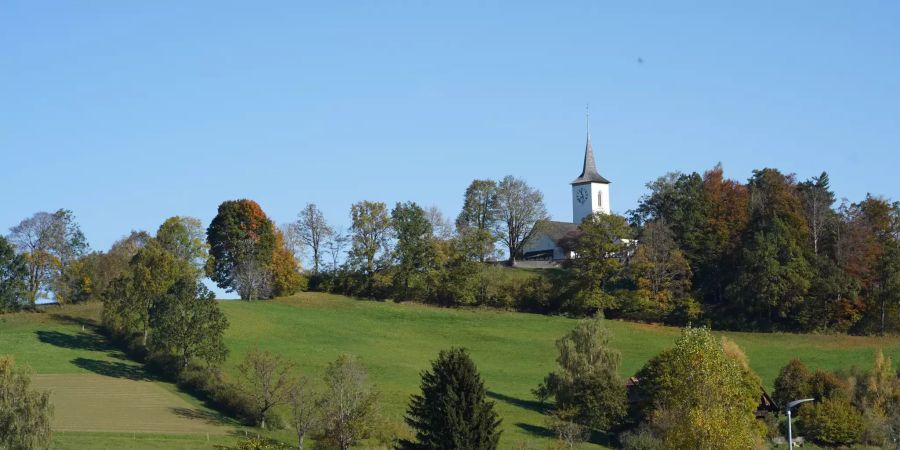 Die Kirche in Schwarzenburg.