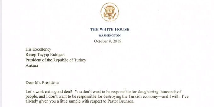 «Sei kein Narr!» - Twitter-User spotten über Trumps Brief an Erdogan