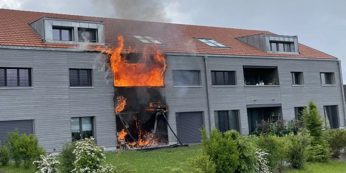 Chapelle FR: Bewohner bei Brand evakuiert. Chapelle FR