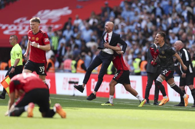 Erik ten Hags Manchester United gewinnt den FA Cup. Manchester United