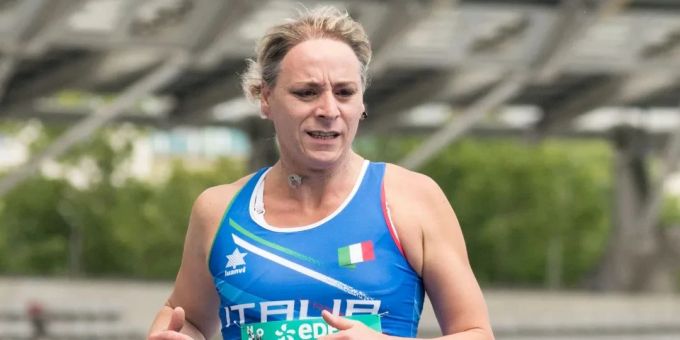 Valentina Petrillo bei einem Rennen im Jahr 2022. Valentina Petrillo
