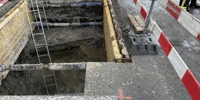 Schachen bei Reute AR: Sturz in Baugrube. Schachen bei Reute
