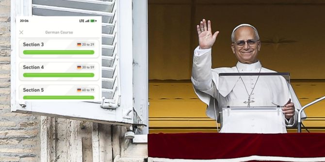 Papst Leo Deutsch Duolingo