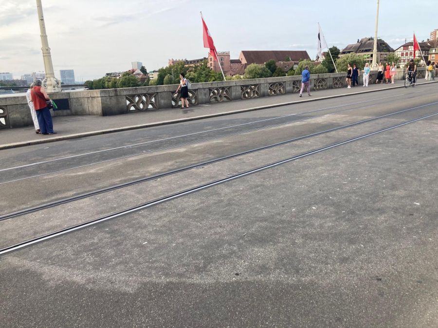 Hochdruckstrahler Mittlere Brücke Basel