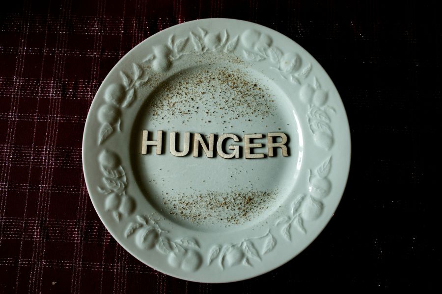 Leerer Teller, Hunger