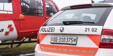 St. Gallen Helikopter Polizei