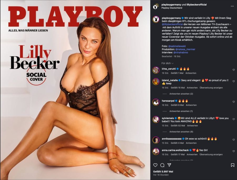 lilly becker playboy