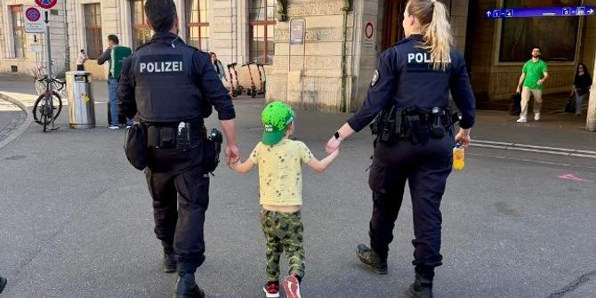 Kind Basel Polizei