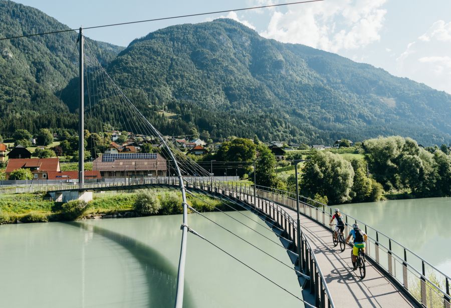 Der Drauradweg wurde als erster E-Bike Radweg Europas mit 5 Sternen zertifiziert.