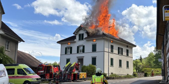 Frauenfeld TG Brand