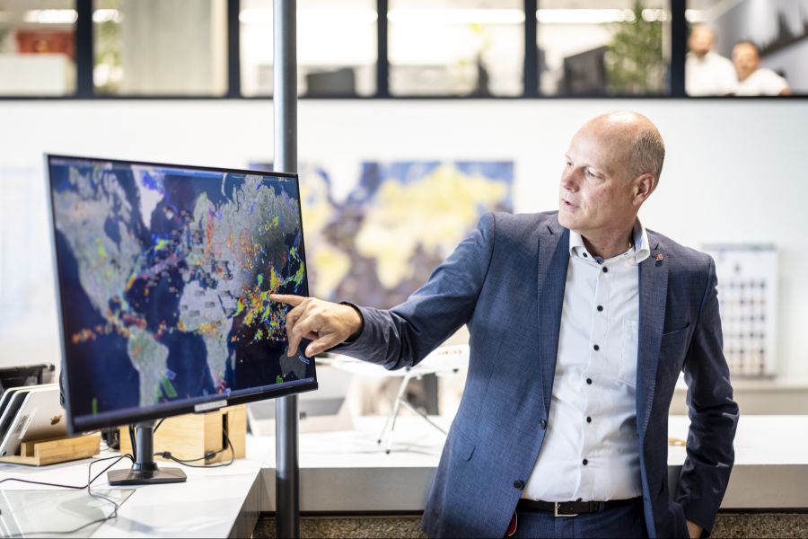 Aktuell sind laut Mark Ansems, Leiter des Operations Control Centers, noch zwei Korridore offen. (Archivbild)