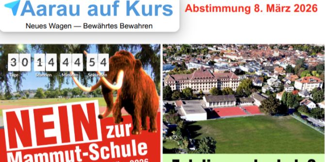 Aarau auf Kurs Vorlagen Abstimmungen Schule