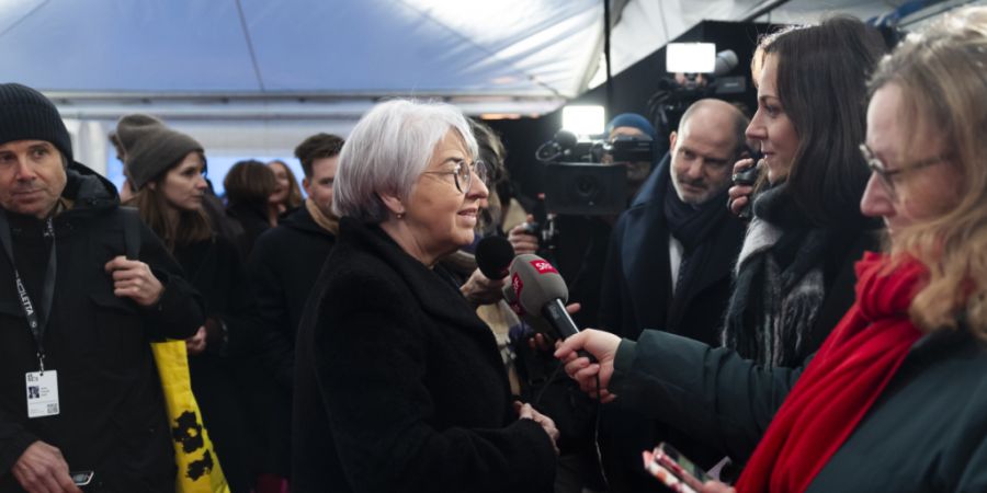 Elisabeth Baume-Schneider  bei der Eröffnung der 61. Solothurner Filmtage.
