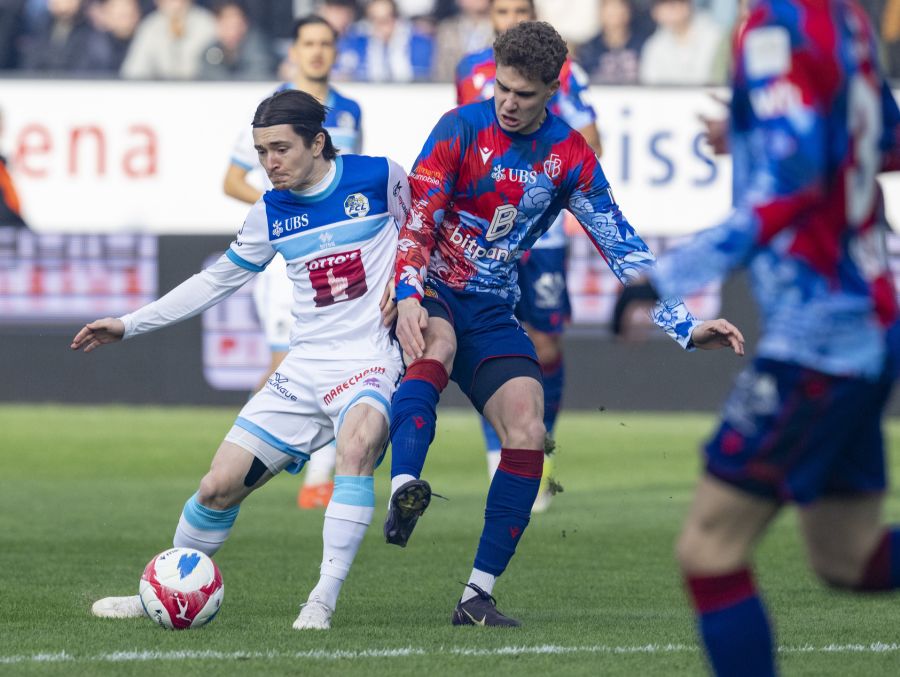 In der Startphase machen die Luzerner um Matteo Di Giusto einen deutlich besseren Eindruck.