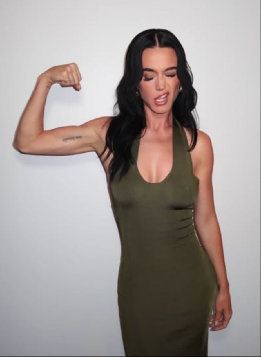 In der neuen Bildstrecke zeigt die Sängerin auch ihre Muckis.