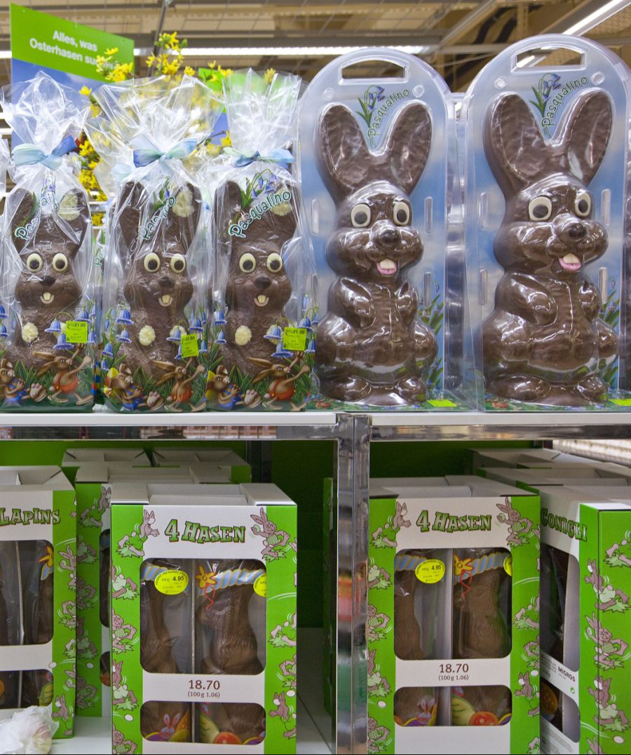 Das Problem: Schoggihasen bestehen eigentlich nur aus Zucker.