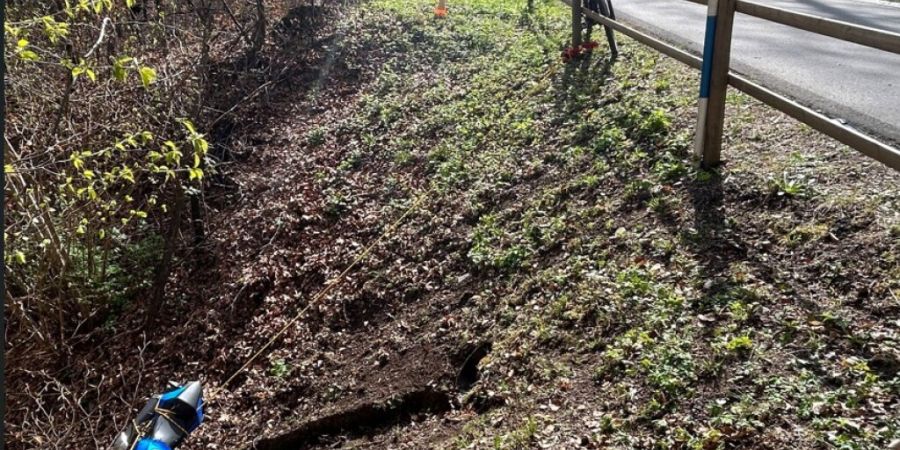 Die Motorradfahrerin wurde mittelschwer verletzt.