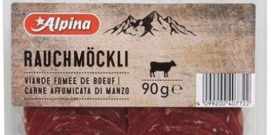 In Rauchmöckli der Marke Alpina wurden STEC-Bakterien nachgewiesen.