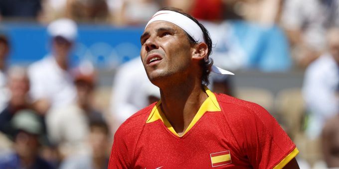 Für Rafael Nadal ist das Einzelturnier an Olympia 2024 zu Ende. Rafael Nadal Olympia 2024