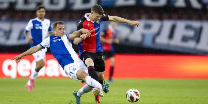Andrin Hunziker im Spiel gegen GC. Eines von nur drei Super-League-Spielen, das er 2023/24 absolvieren konnte. Andrin Hunziker