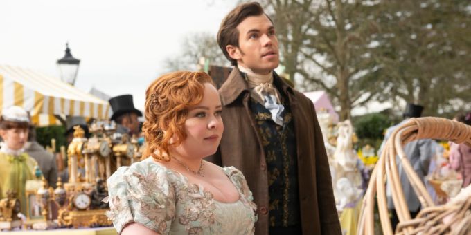 In der nächsten Staffel von «Bridgerton» dreht sich alles um Penelopes Liebe zu Colin. Kostüme, Serie, Netflix, Bridgerton