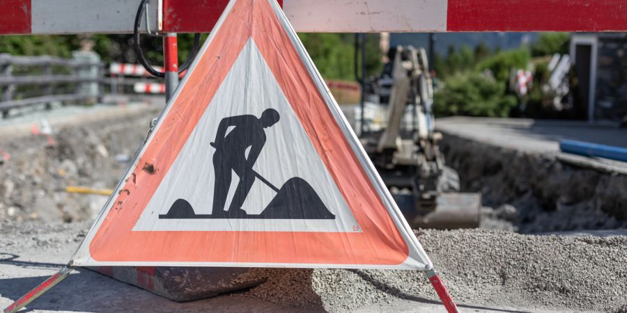 Baustelle Symbolbild Signalisierung