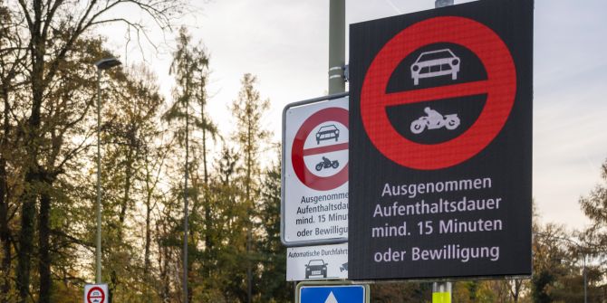Durchfahrtverbots