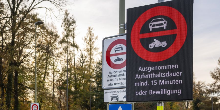 Durchfahrtverbots