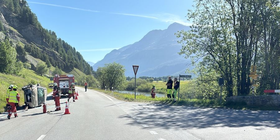 Unfall Sils Baselgia