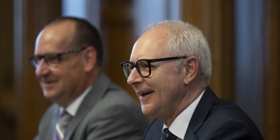 Dölf Biasotto von der FDP (rechts) wird bei den nächsten Erneuerungswahlen in den Ausserrhoder Regierungsrat nicht mehr antreten. (Archivbild)