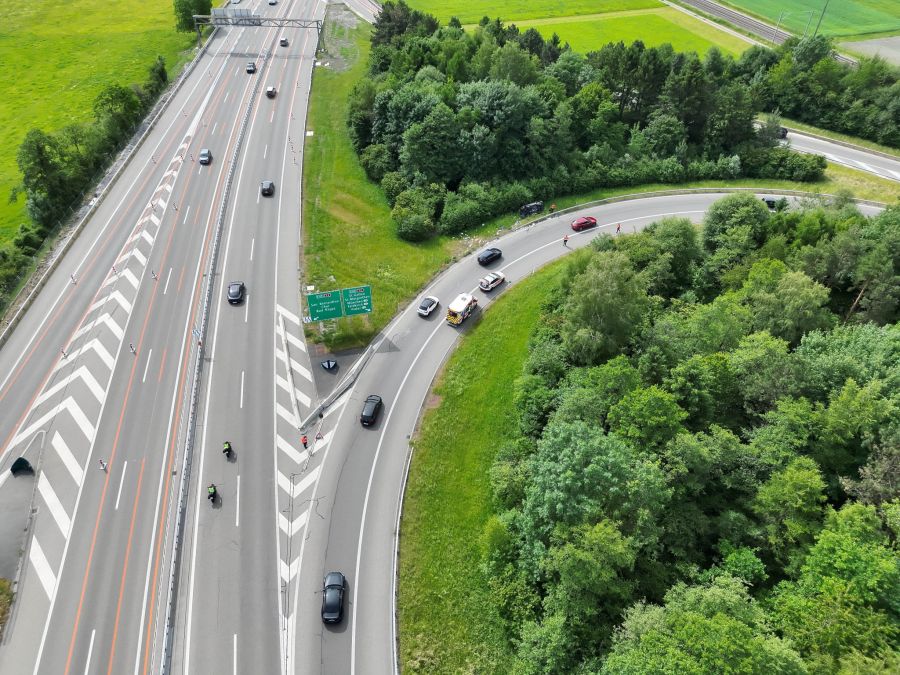 Unfall A13