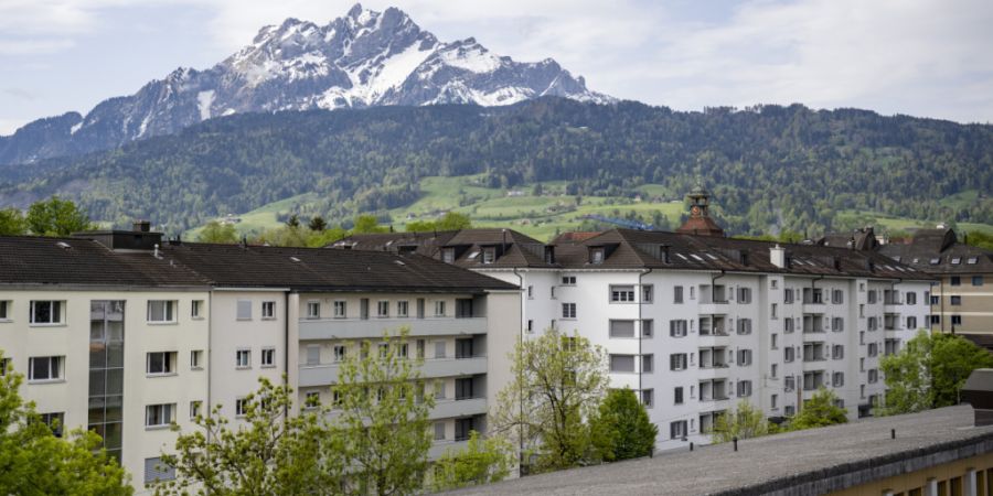 In der Stadt Luzern ist der Wohnungsmarkt angespannt. (Archivaufnahme)