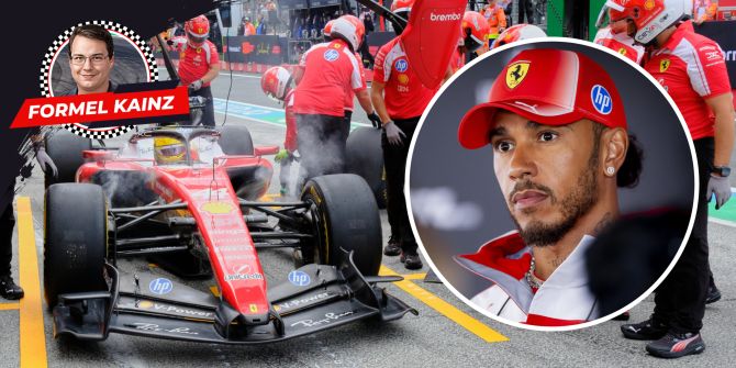 Lewis Hamilton Ferrari Zandvoort
