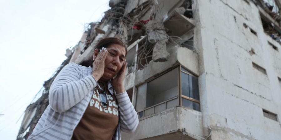 dpatopbilder - Die Todeszahlen nach dem Erdbeben in Venezuela steigen weiter. Foto: Pedro Mattey/AP/dpa