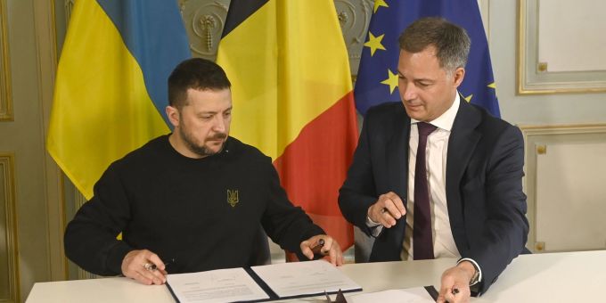 Selenskyj in Belgien - 30 Kampfjets für die Ukraine