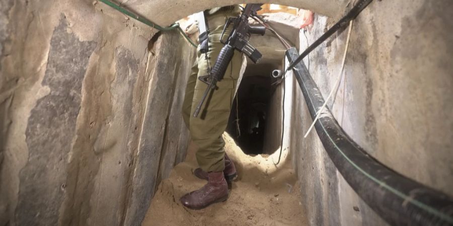 Israel Soldat Tunnelsystem Hamas