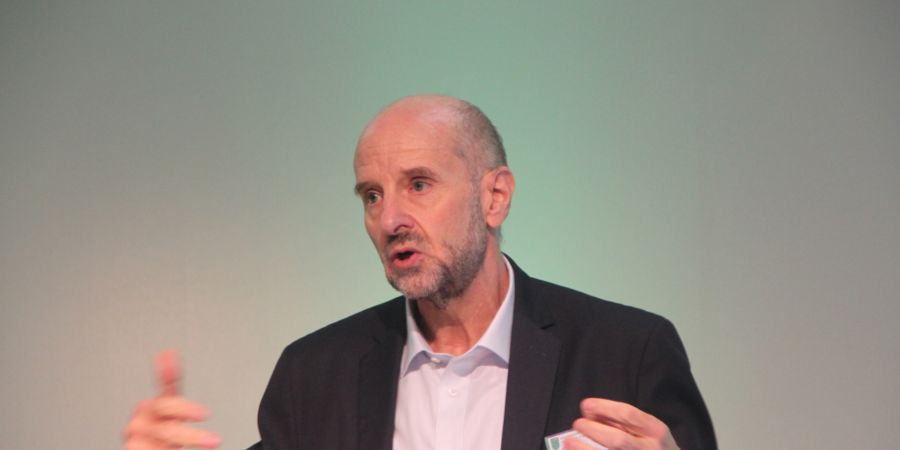 Adriano Aguzzi am Eröffnungsanlass des ISAB. ⋌we