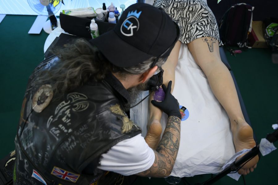 Tattoos stechen